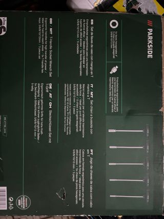 Parkside Set Chaves de Caixa com Cabo T