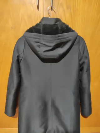 Abrigo negro talla S