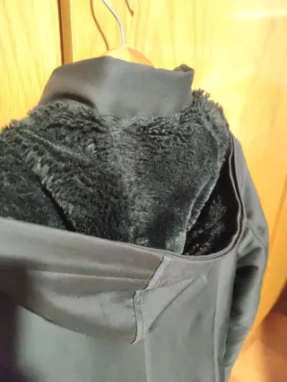 Abrigo negro talla S