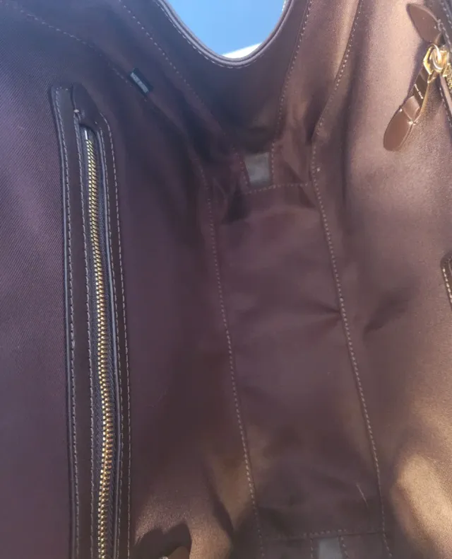 Borsa Miu Miu Beau Tartán Beige