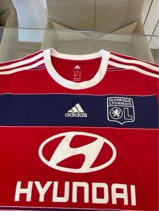 Camiseta Adidas Olympique Lyon Hyundai Roja