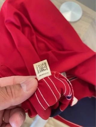 Camiseta Adidas Olympique Lyon Hyundai Roja