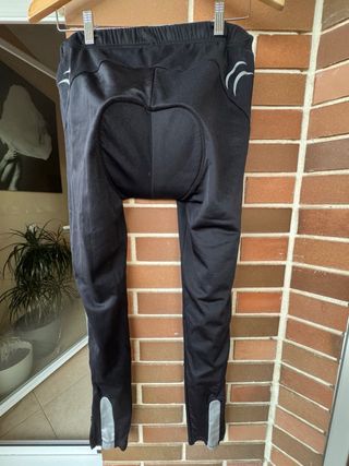 Pantalones de ciclismo negros talla xl
