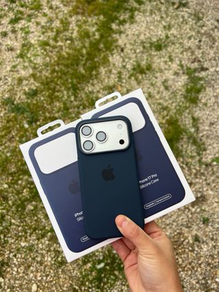 Funda iPhone 17 Pro Silicona Azul