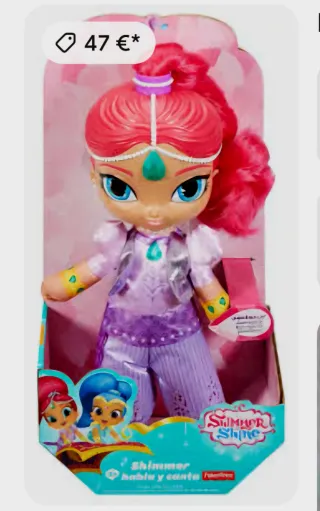 Muñeca Shimmer y Shine Habla y Canta