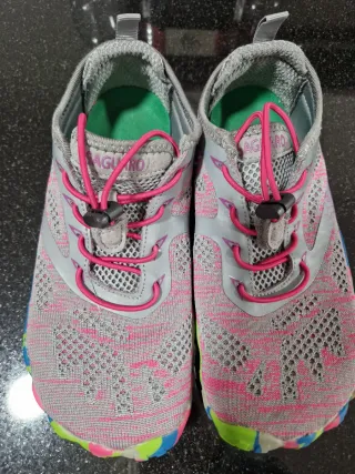 Zapatillas SAGUARO Talla 37 Gris y Rosa