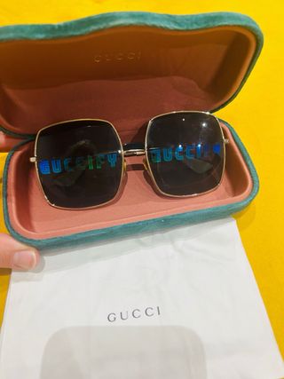 GUCCI - Occhiali da sole Guccify dorati