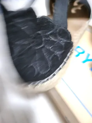 Zapatos de esparto Guadassima negros