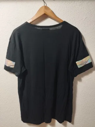 Maglietta Zara a righe olografiche