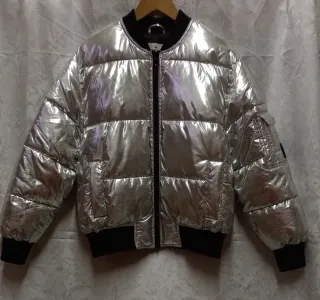 Bomber Cheap Monday Argento Donna