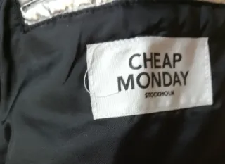 Bomber Cheap Monday Argento Donna