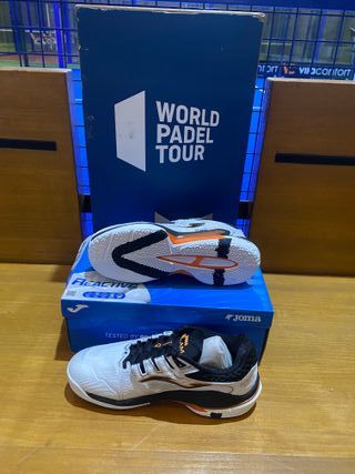 Zapatilla Padel Joma Blanca/Negra Talla 44