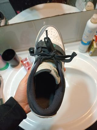 Zapatillas Nike Jordan Grises y Verdes