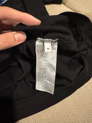 Camiseta Loewe x Ghibli Calcifer M Negra