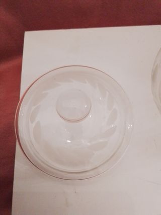 Bombonera cristal tallada pequeña