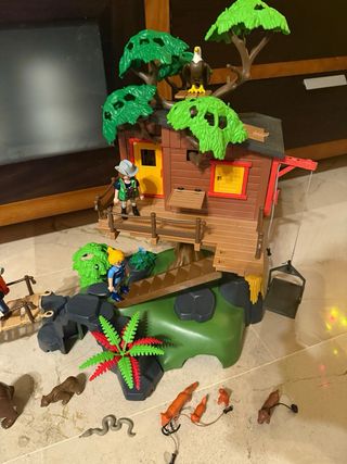 Playmobil Casa del Árbol y barco de Noe