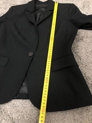 Giacca blazer Zara donna nera taglia 34