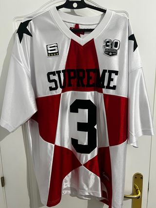 Camiseta Supreme Roja Blanca