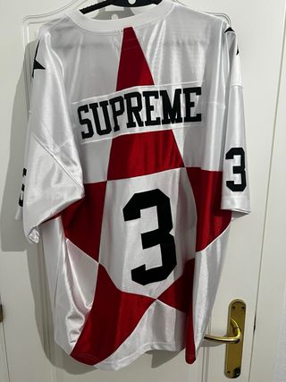 Camiseta Supreme Roja Blanca