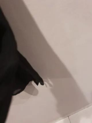 Blusa fiesta negra bordada