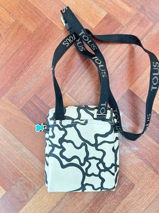 Bolso Tous Beige y negro estampado