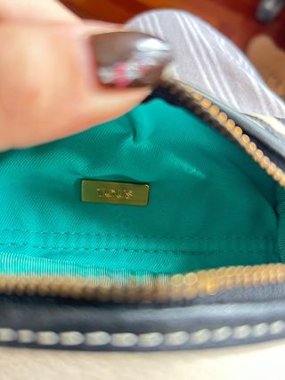 Bolso Tous Beige y negro estampado