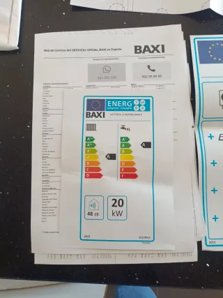 Caldera gas Baxi Victoria Condens