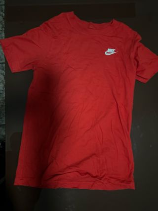 Conjunto Deportivo Nike Negro y Rojo