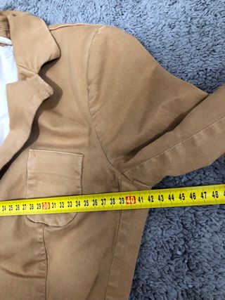 Giacca blazer donna marrone velluto taglia S