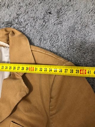 Giacca blazer donna marrone velluto taglia S