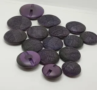 16 Bottoni vintage bombati anni 60 Space