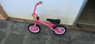 Bici sin pedales rosa
