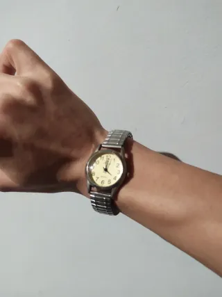 Orologio Ren Beige e Oro