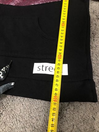 Felpa Pyrex donna nera con paillettes taglia XS