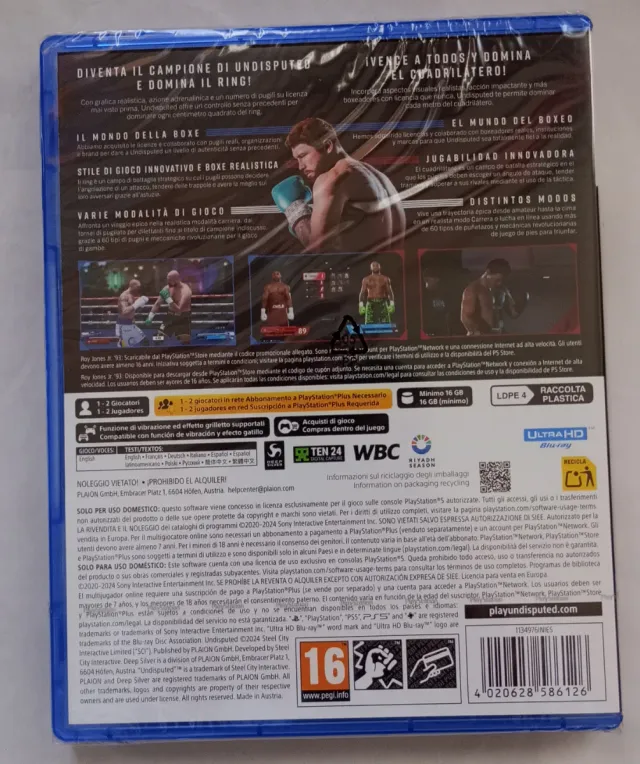 Undisputed PS5 precintado ES