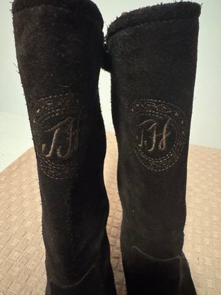 Stivali in pelle scamosciata Tommy Hilfiger