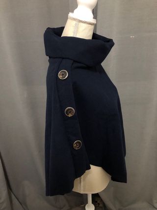 Coprispalle blu taglia unica