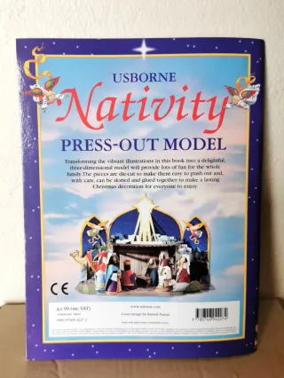 Nativity Press-Out Model - presépio de Natal