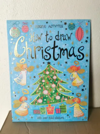 How to Draw Christmas - Com Autocolantes - Usborne