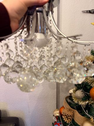 Lampada da soffitto a cristallo sospeso