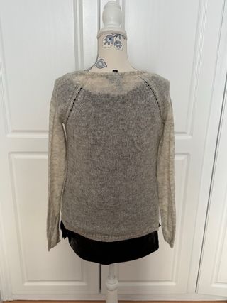 Jersey Mango Lana Gris Talla M