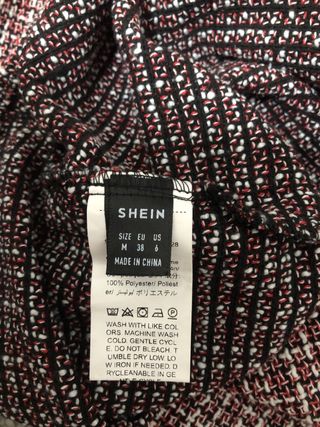 Vestito SHEIN donna fantasia multicolor taglia M