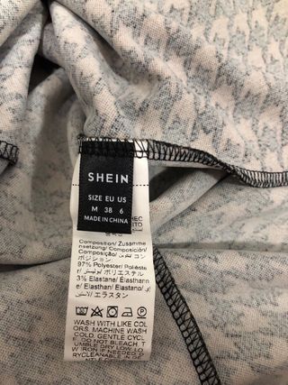 Vestito SHEIN fantasia pied-de-poule