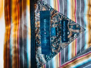 Camicia Tommy Hilfiger a righe marrone e giallo