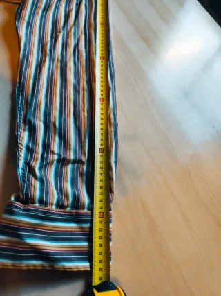 Camicia Tommy Hilfiger a righe marrone e giallo