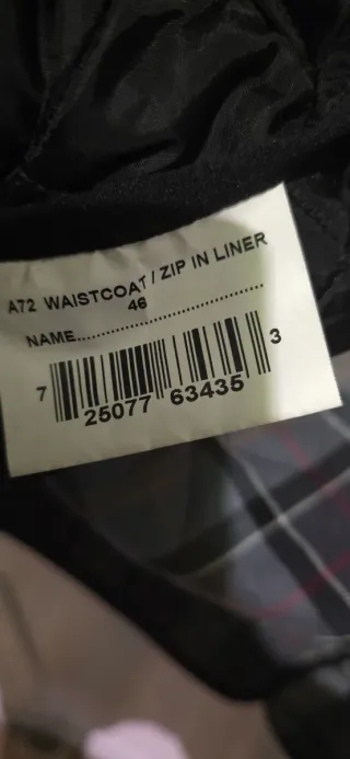 Chaleco Barbour acolchado T46