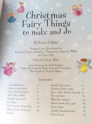 Christmas Fairy Things to Make and Do - Usborne