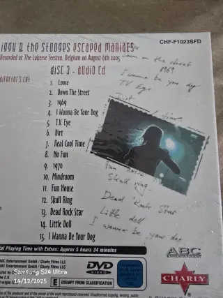 Iggy Pop & The Stooges - Escaped Maniacs DVD+CD