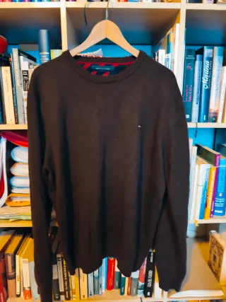 Maglione Tommy Hilfiger Marrone a Manica Lunga