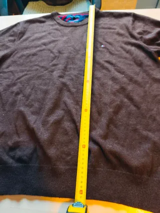 Maglione Tommy Hilfiger Marrone a Manica Lunga